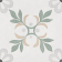 Гранит керамический 36156 SIROCCO GREEN GARDEN 22,3х22,3х0,9 см
