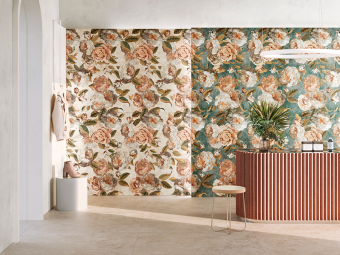 Гранит керамический ALCHYMIE 133482 FLOWERY GREEN NAT RETT 60x120x0,7 см