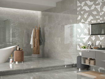 Гранит керамический RHAPSODY 118715 OUTLINE COLD POLISHED RETT 60x120x0,7 см