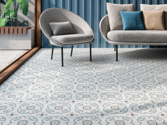 Гранит керамический 36517 SIROCCO BLUE DHALIA 22,3х22,3х0,9 см