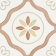 Гранит керамический 40462 LLEVANT CLAY PETALS LT 22,3х22,3 см