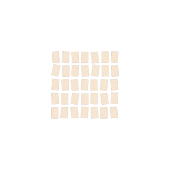 Мозаика керамическая 4101236 NOK Mosaic Boogie Ivory 30x30 см