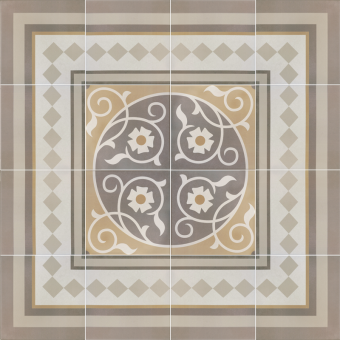 Бордюр керамический напольный 20936 CAPRICE Loire Border 20x20 см