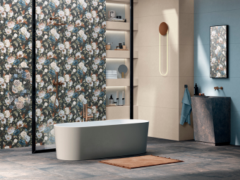 Плитка керамическая 0008230 WIDE&STYLE Mini Alabaster Ret 60x120x0,7 см