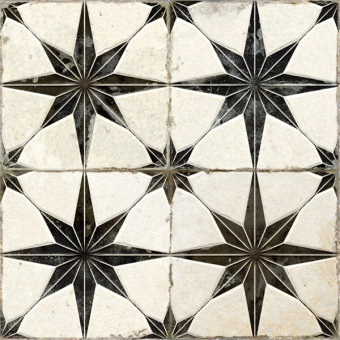 Плитка керамическая напольная 38186 FS STAR Black LT 45х45х0,95 см