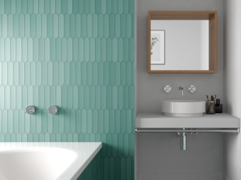 Плитка керамическая настенная 27485 LANSE Viridian 5х25 см