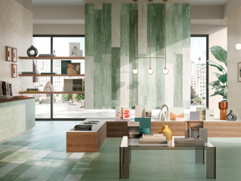 Гранит керамический FOYER 136944 SAGE NAT RETT 60x120x0,7 см