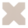Гранит керамический 30617 PORTO CROSS Taupe 12x12х0,9 см