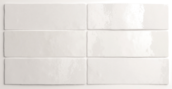 Плитка керамическая настенная 24464 ARTISAN White 6,5х20 см ( коробка 38 шт.)