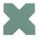 Гранит керамический 30621 PORTO CROSS Pickle Green 12x12х0,9 см