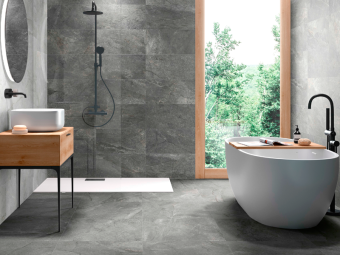 Гранит керамический матовый WELLS Ash MAT 90x90х1,05 см