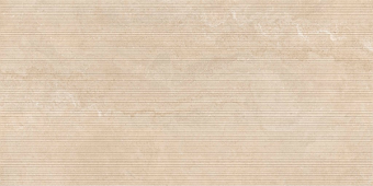 Гранит керамический LIMESTONE 05599A FRENCH BEIGE RIBBED RET 60x120х0,85 см