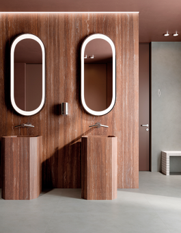 Гранит керамический 0017362 SENSI ROMA RED NAT 60х120x0,85 см   