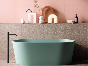 Плитка керамическая 0008235 WIDE&STYLE Mini Powder Ret 60x120x0,7 см