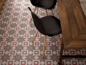 Плитка керамическая напольная 22115 CAPRICE DECO Decal Colours 20х20 см